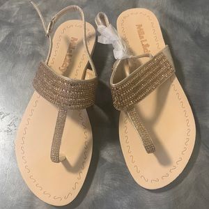NEW MILA LADY  WOMEN SANDALS VER SPARKLY